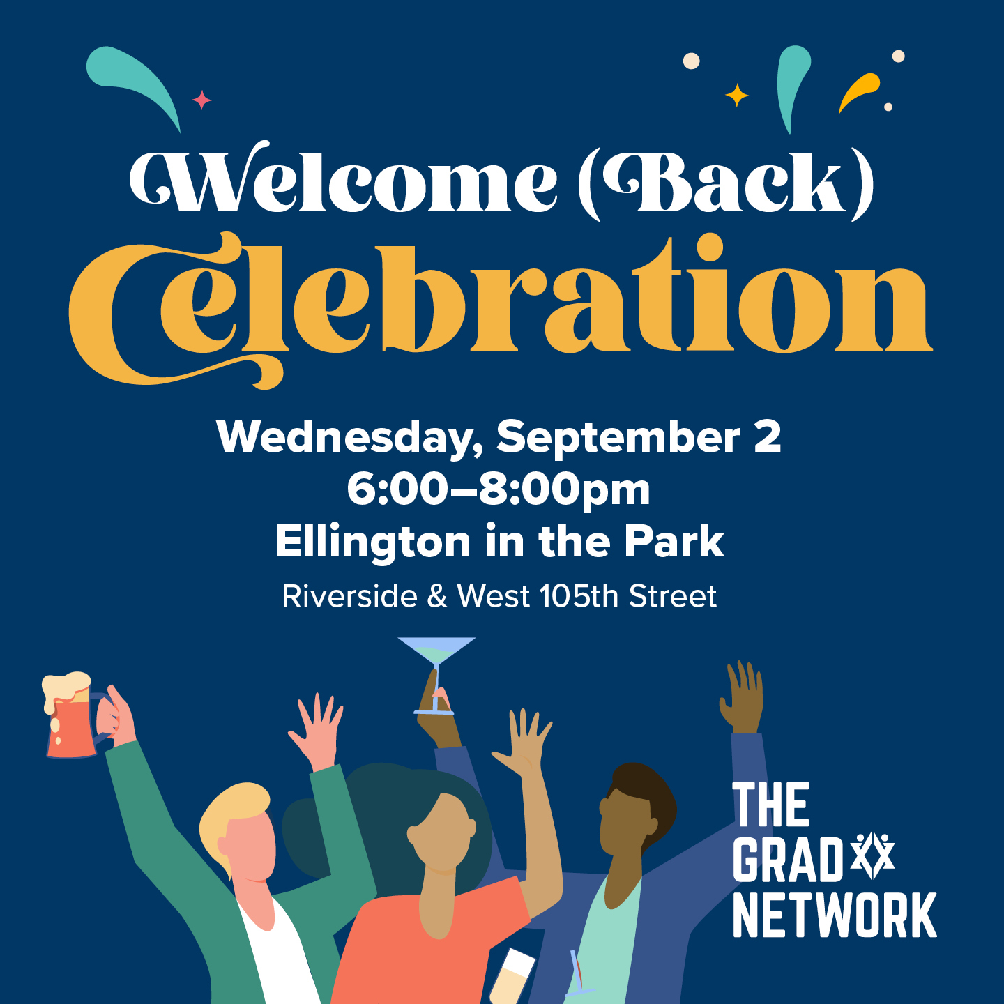 Welcome (Back) Celebration | 6-8 p.m. September 2 - logo